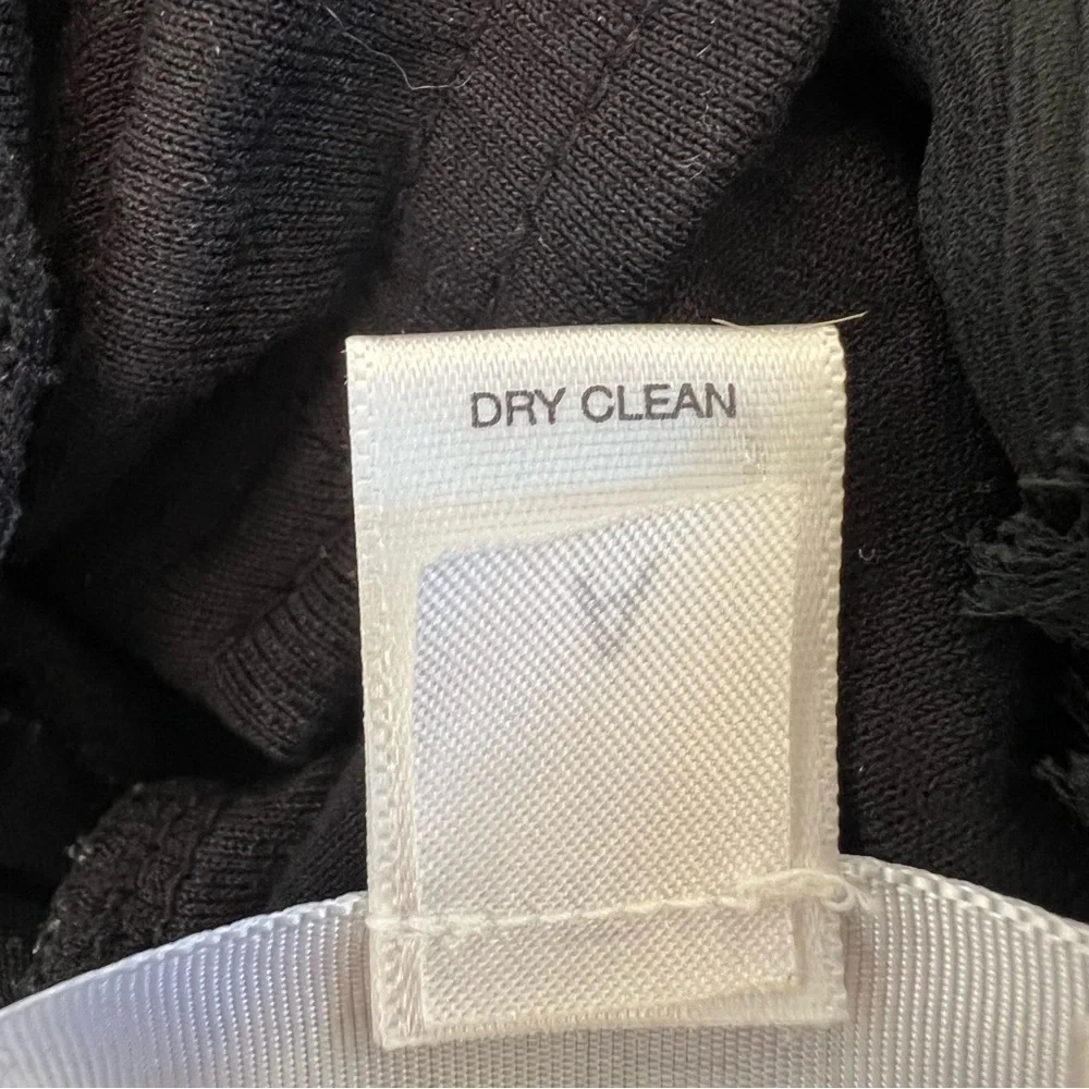 Ann Taylor Loft Women’s Black & Tan Floral Print with Tie Midi Skirt Size Small - Picture 9 of 9